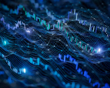 3d rendered financial graphs, perfectly usable for topics like stock exchange, financial technology or business and economy in general