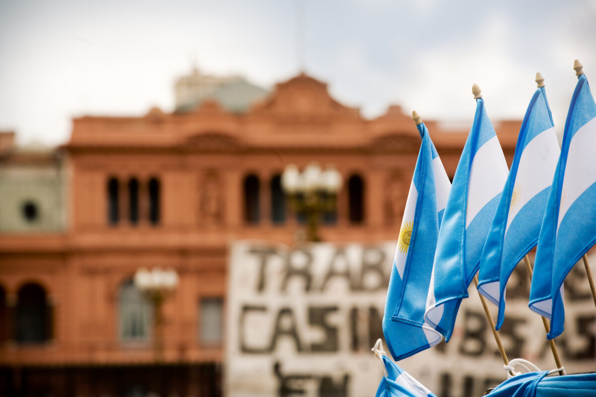 Argentinian flags