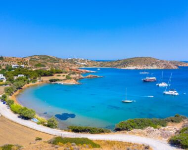 Katsadia beach on Lipsi island, Greece