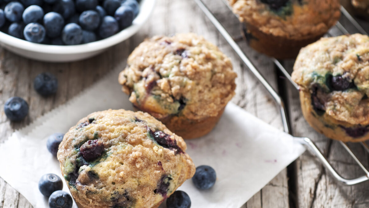Blueberry muffins