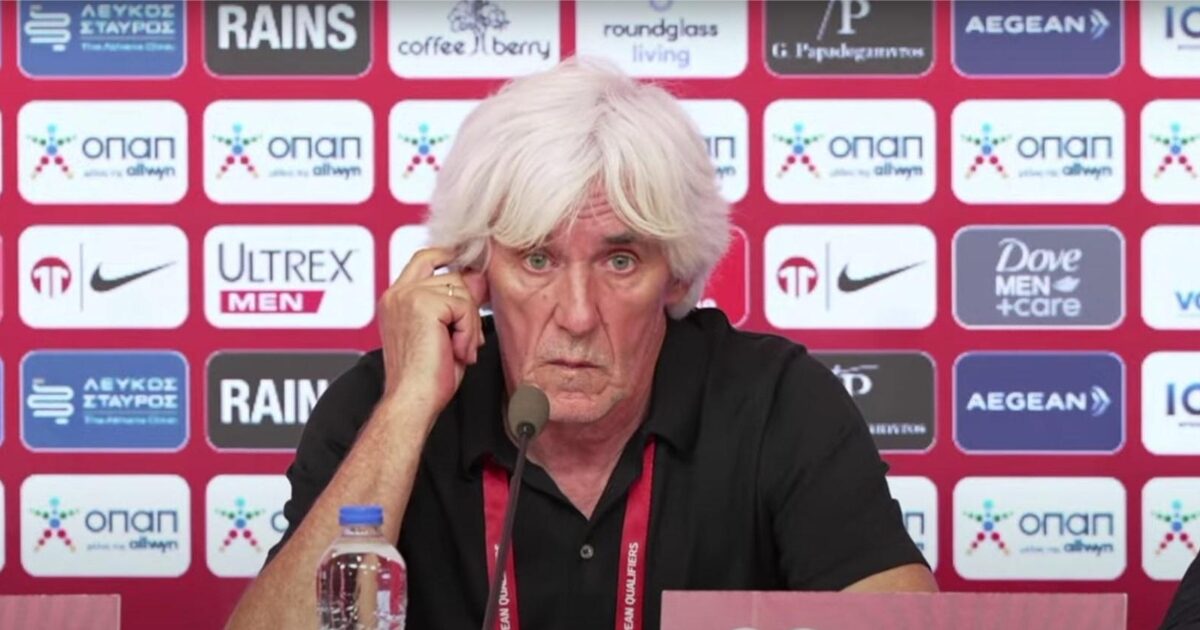 Earthquake in Euboea: Ivan Jovanovic’s reaction at the time of the vibration during a press conference