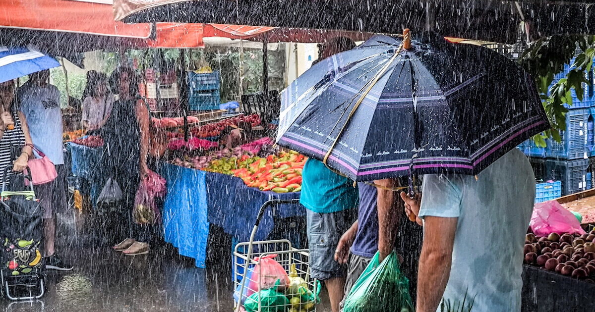 Weather today: At the mercy of bad weather western Greece – rains, thunderstorms and drop in temperature