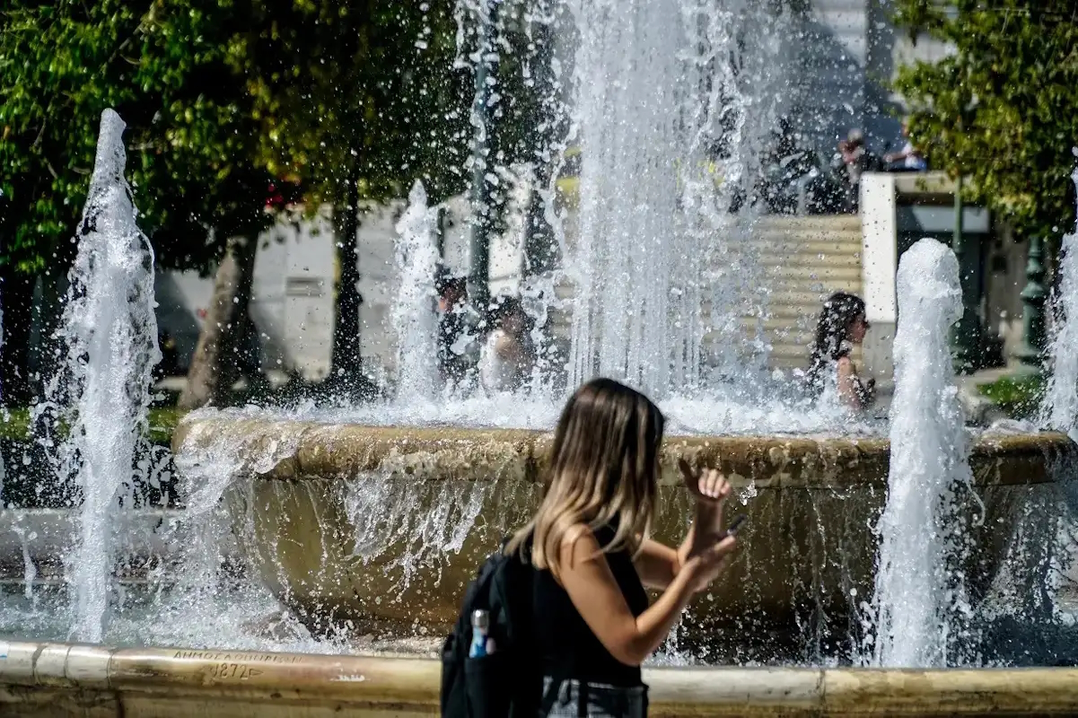 Ζέστη στην Αθήνα