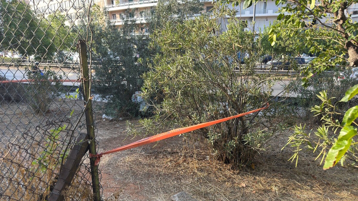 Το σημείο που βρέθηκε το βρέφος κοντά στην Ακρόπολη