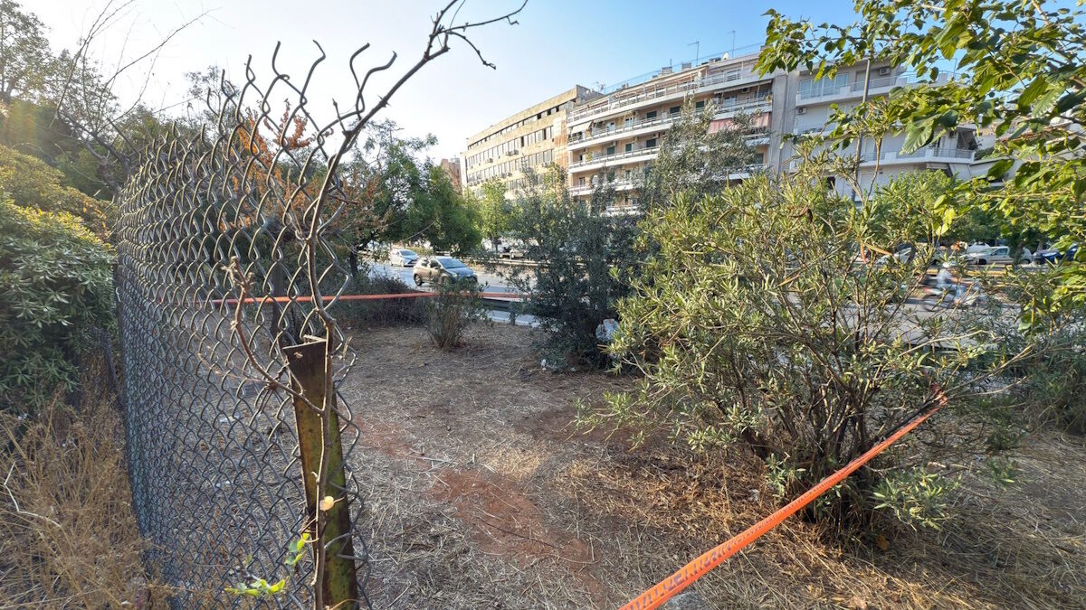 Το σημείο που βρέθηκε παρατημένο το μωρό