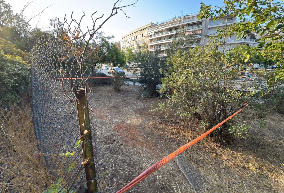 Το σημείο που βρέθηκε παρατημένο το μωρό