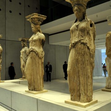 Καρυάτιδες στο Μουσείο της Ακρόπολης