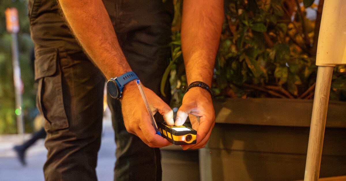 Padlock in shops in Kolonaki, Thissio and Monastiraki for illegal sidewalks and squares