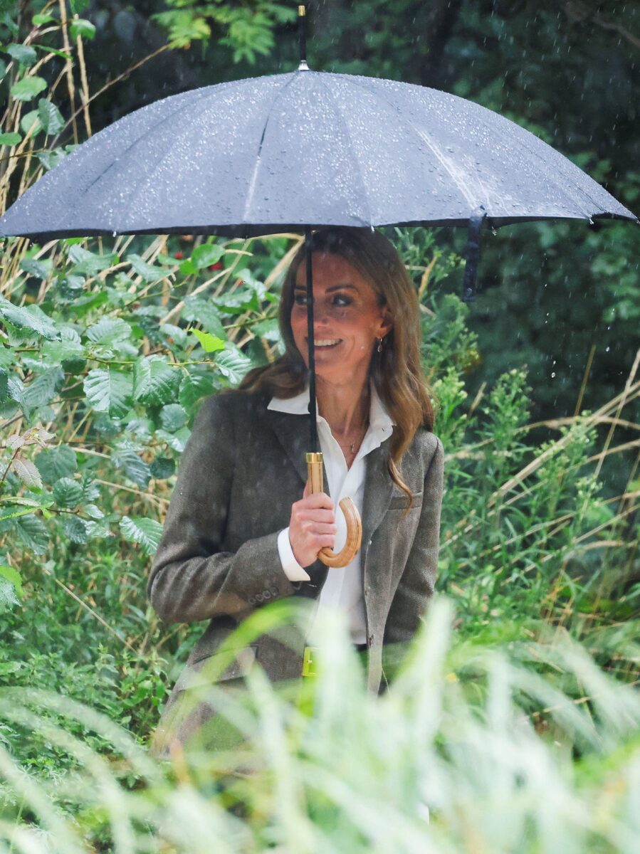 Smiling and cheerful the princess of Wales