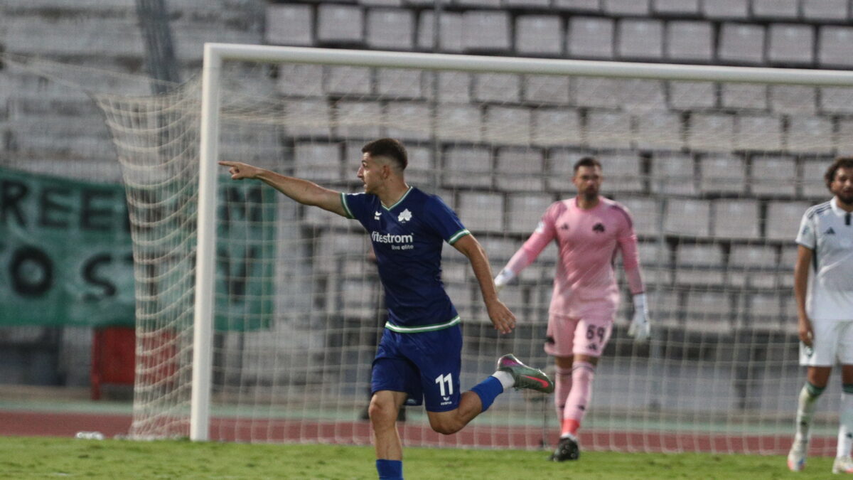 Στιγμιότυπο μετά το γκολ της Κηφισιάς (ΣΩΤΗΡΗΣ ΔΗΜΗΤΡΟΠΟΥΛΟΣ