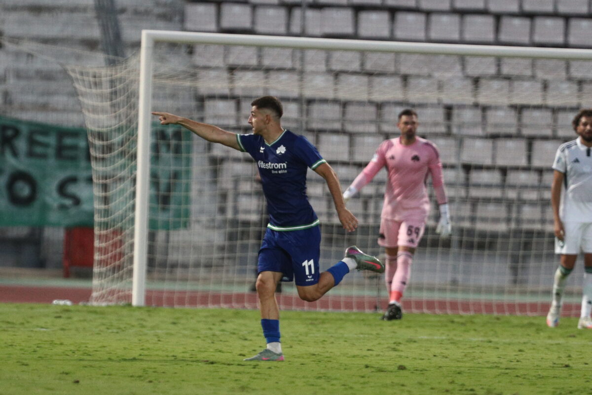 Στιγμιότυπο μετά το γκολ της Κηφισιάς (ΣΩΤΗΡΗΣ ΔΗΜΗΤΡΟΠΟΥΛΟΣ