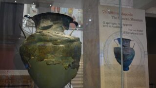 Ο κρατήρας από το Λευκαντί