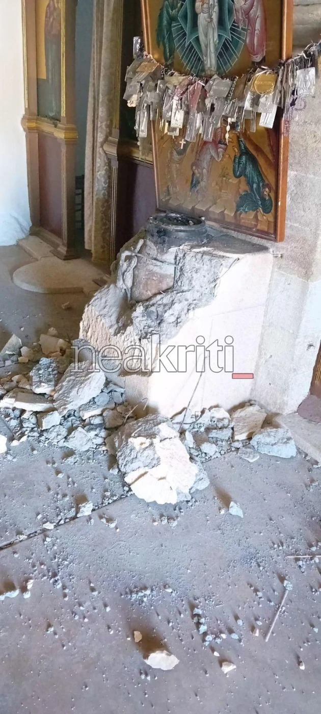 Οι ζημιές που προκάλεσε ο δράστης 