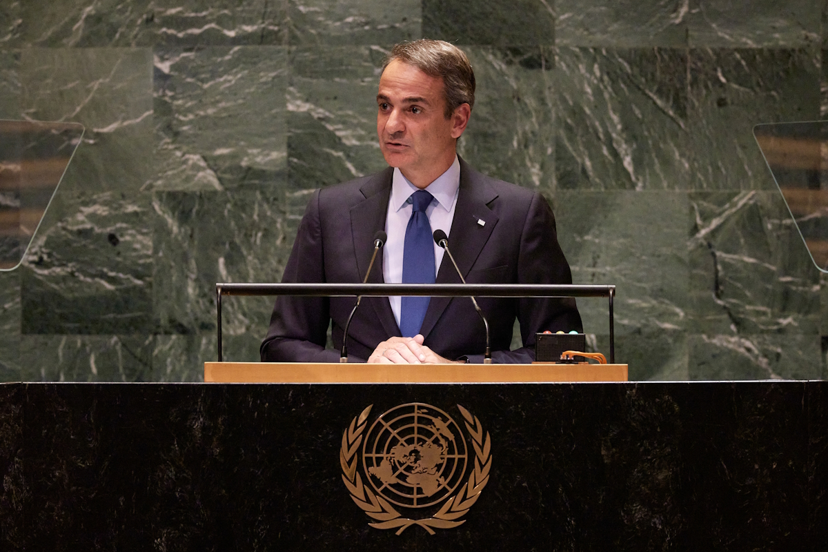 Ομιλία του πρωθυπουργού Κυριάκου Μητσοτάκη στη Γενική Συνέλευση του ΟΗΕ στη Νέα Υόρκη