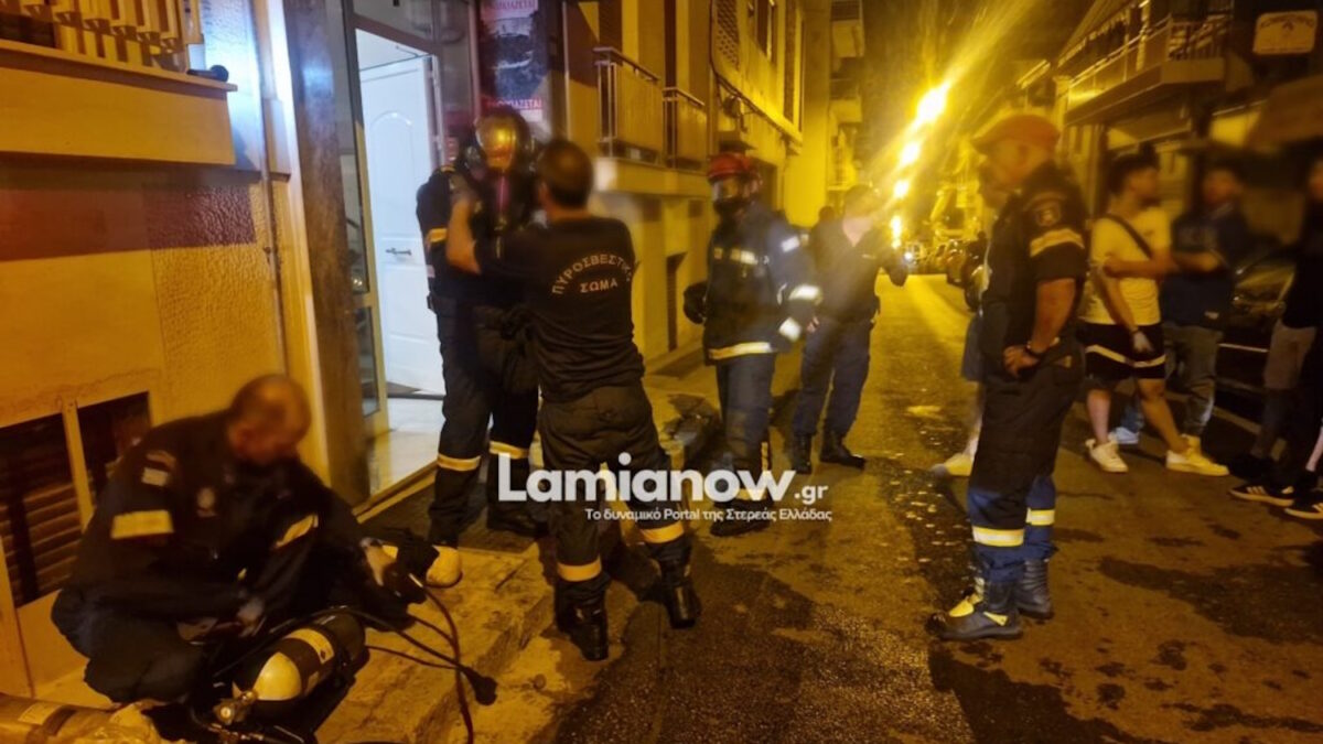 Φωτιά σε σπίτι στη Λαμία