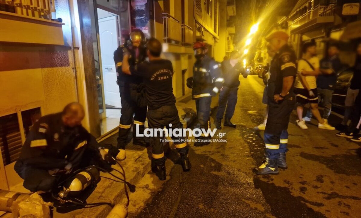 Φωτιά σε σπίτι στη Λαμία