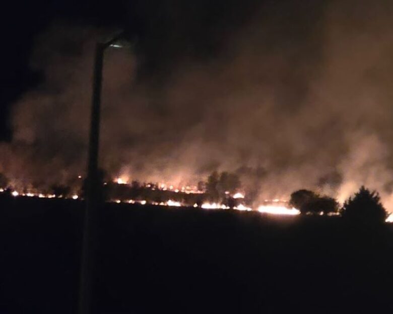 Φωτιά στη Λάρισα κοντά στο Νέο Κοιμητήριο και τις φυλακές – Κινητοποίηση της Πυροσβεστικής