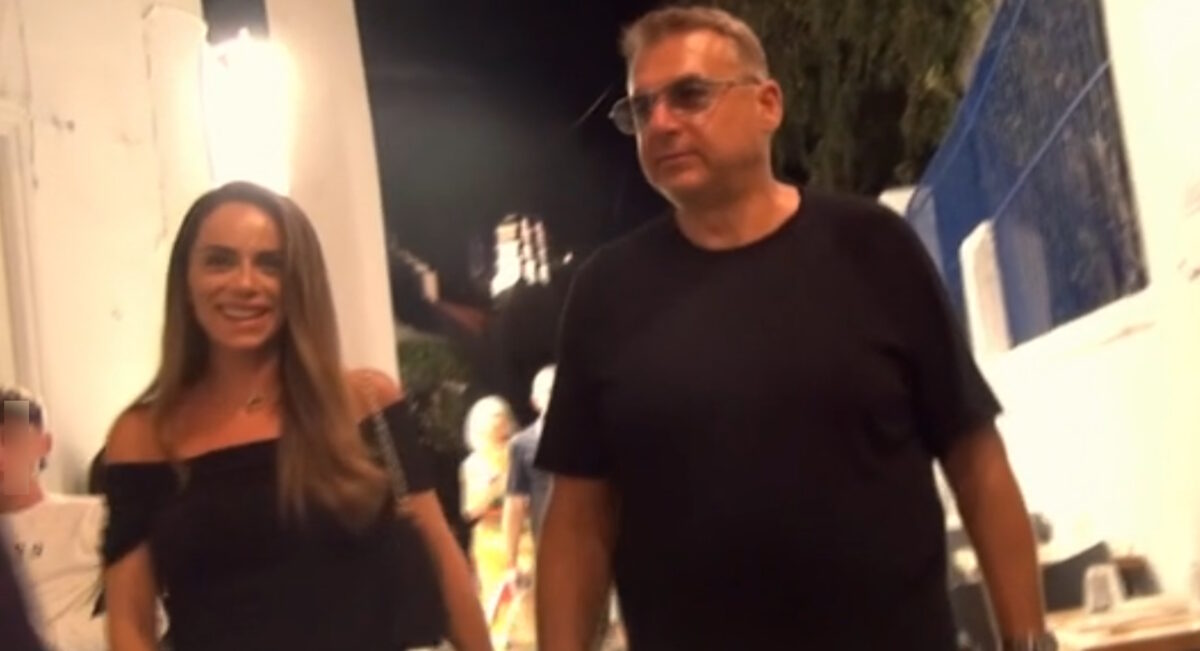 Μαρία Αντωνά και Γιώργος Λιάγκας στη Μύκονο