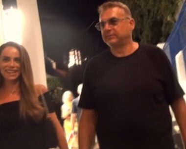 Μαρία Αντωνά και Γιώργος Λιάγκας στη Μύκονο