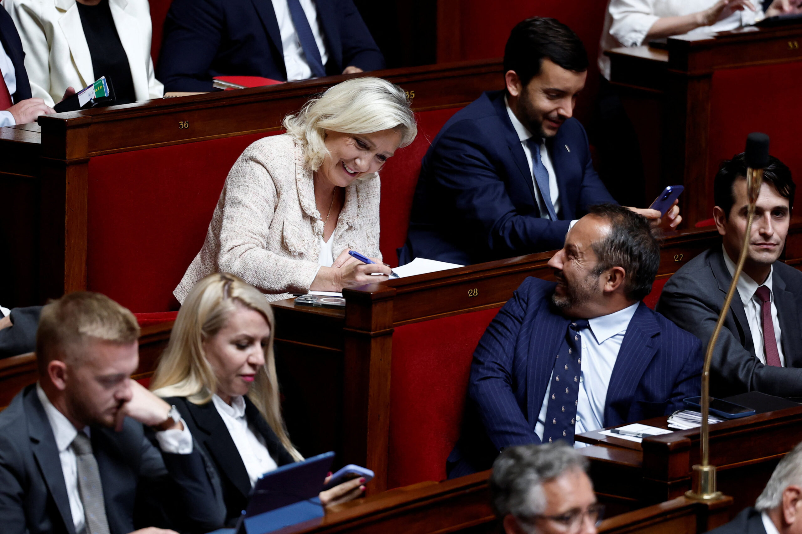 Η ηγέτιδα του ακροδεξιού κόμματος Εθνική Συγκέντρωση (RN), Μαρίν Λεπέν / REUTERS / Benoit Tessier