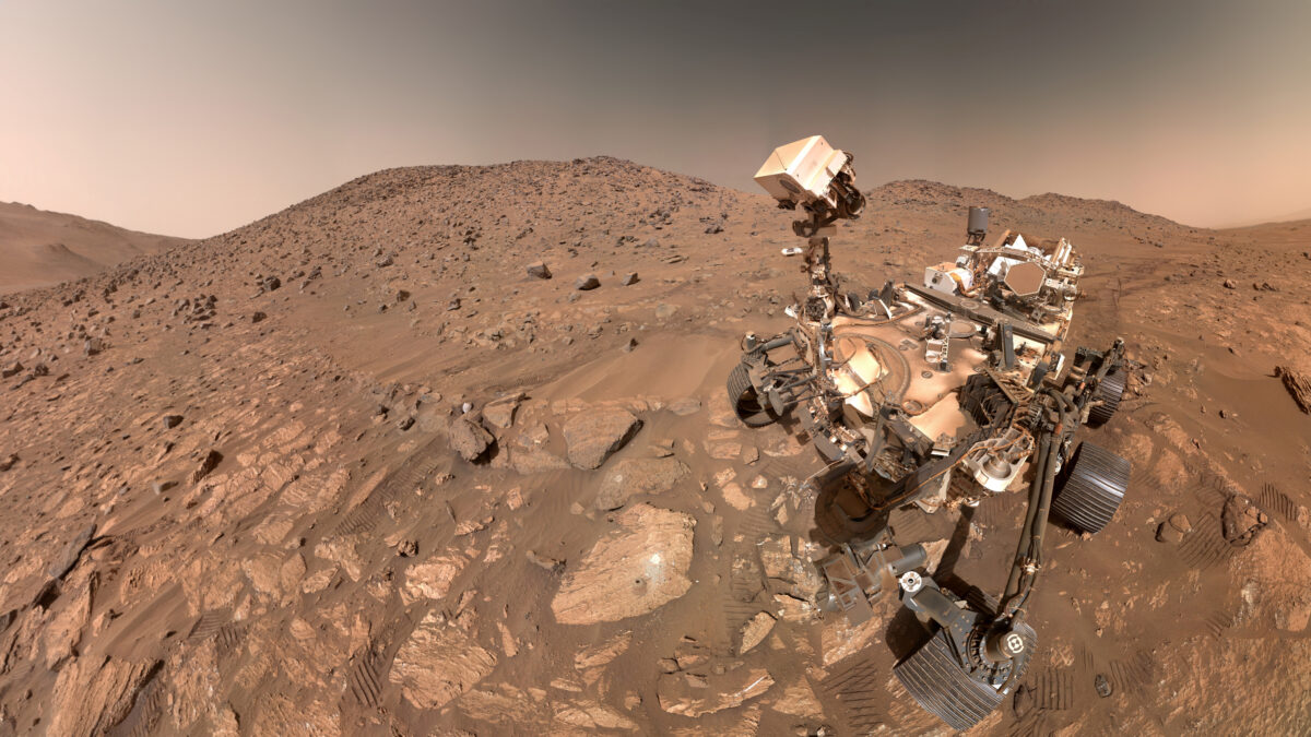 Μια «selfie» που τράβηξε το ρομπότ Perseverance της NASA στον Άρη