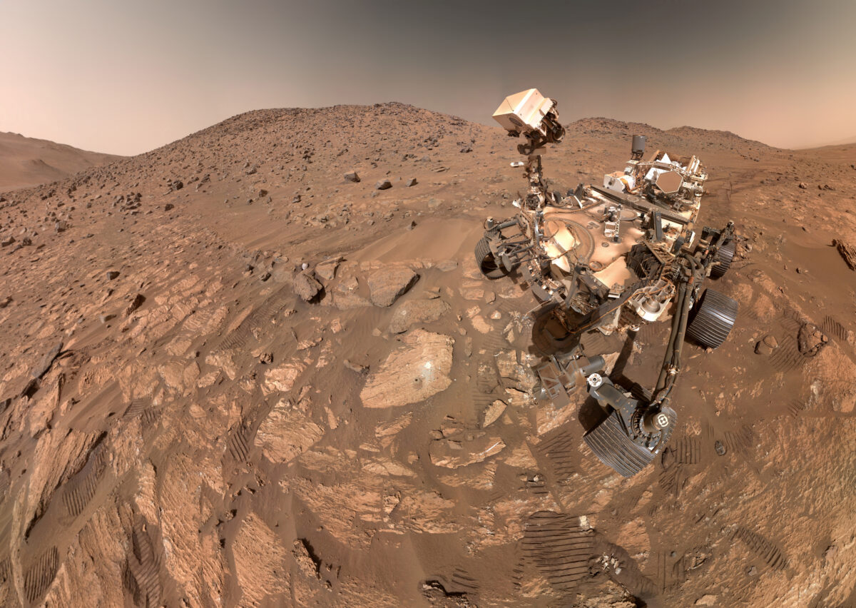 Μια «selfie» που τράβηξε το ρομπότ Perseverance της NASA στον Άρη