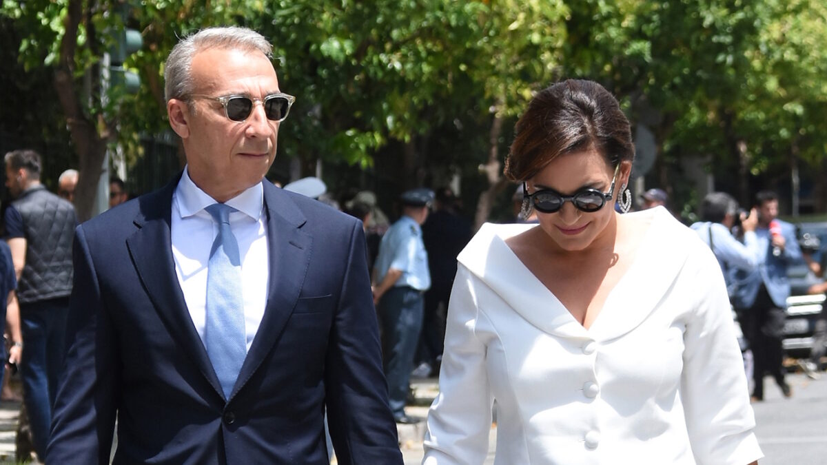 O Mίνως Μάτσας και η Όλγα Κεφαλογιάννη