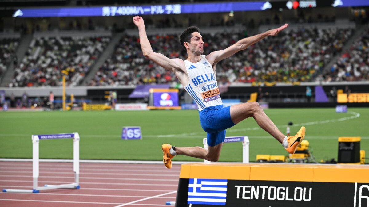 Ο Μίλτος Τεντόγλου στο παγκόσμιο πρωτάθλημα του Τόκιο (ΑΝΤΩΝΗΣ ΝΙΚΟΛΟΠΟΥΛΟΣ