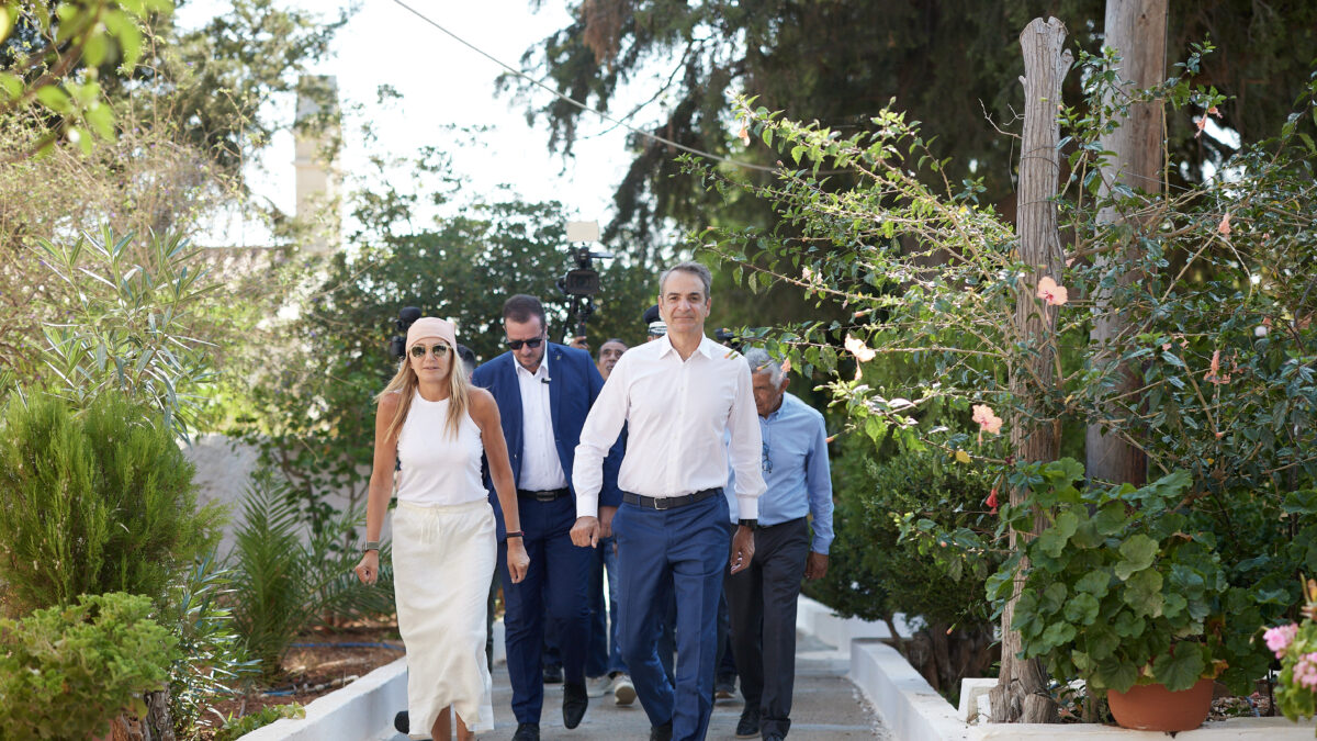 Κυριάκος Μητσοτάκης και Μαρέβα Γκραμπόφσκι