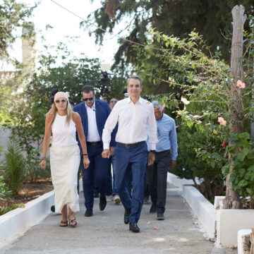 Κυριάκος Μητσοτάκης και Μαρέβα Γκραμπόφσκι