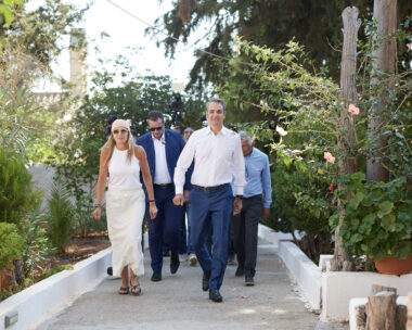 Κυριάκος Μητσοτάκης και Μαρέβα Γκραμπόφσκι