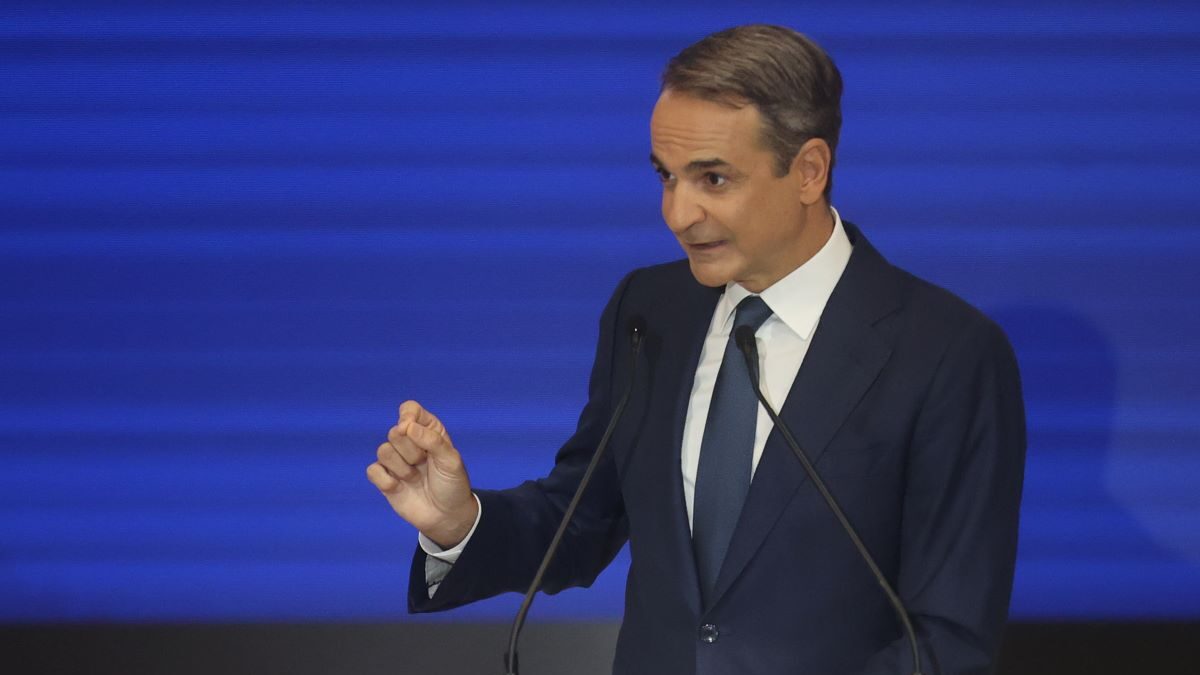 Ο Κυριάκος Μητσοτάκης στη ΔΕΘ του 2024