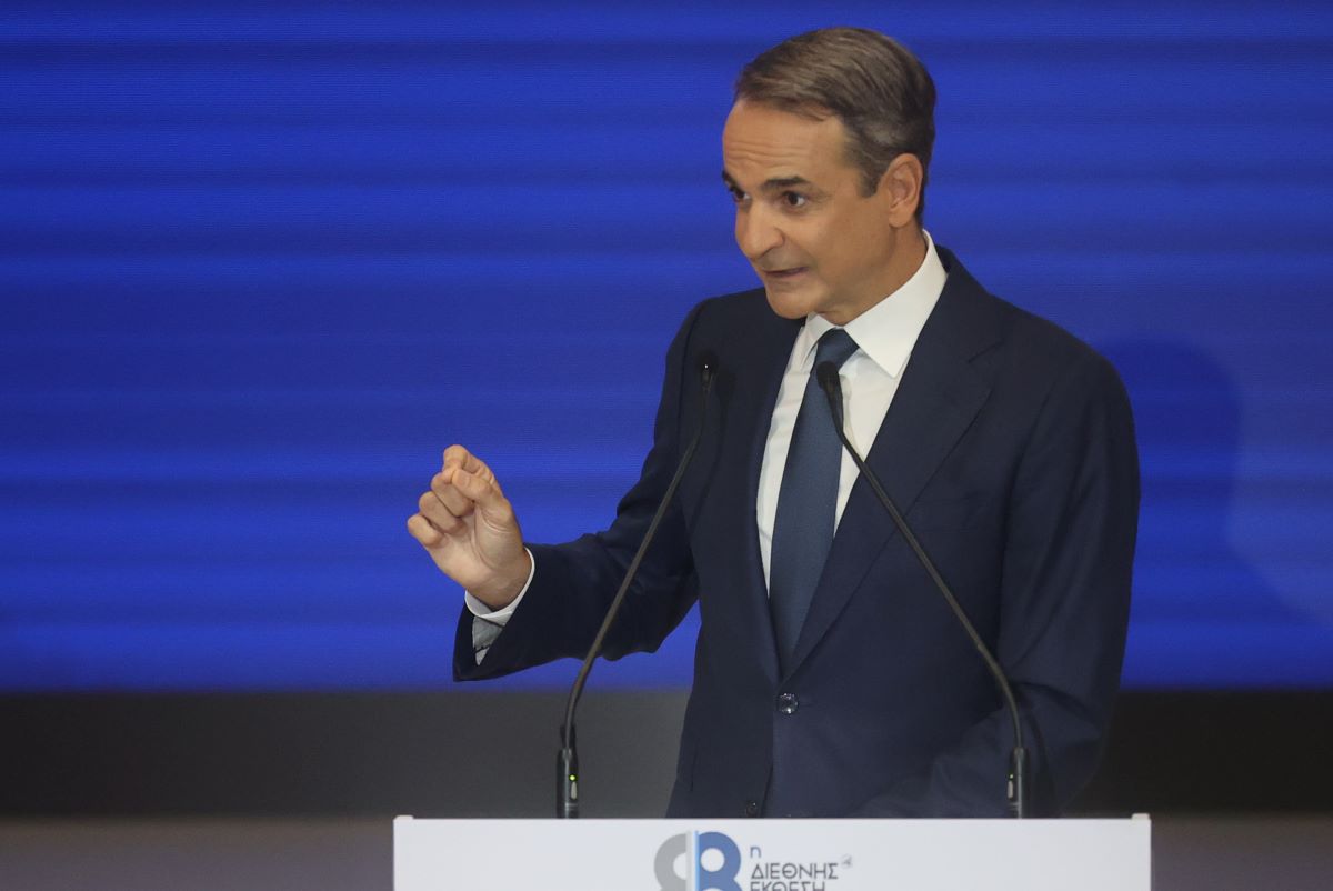 Ο Κυριάκος Μητσοτάκης στη ΔΕΘ του 2024