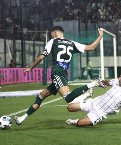 Ο Μλαντένοβιτς στην πρεμιέρα της Super League (ΣΩΤΗΡΗΣ ΔΗΜΗΤΡΟΠΟΥΛΟΣ