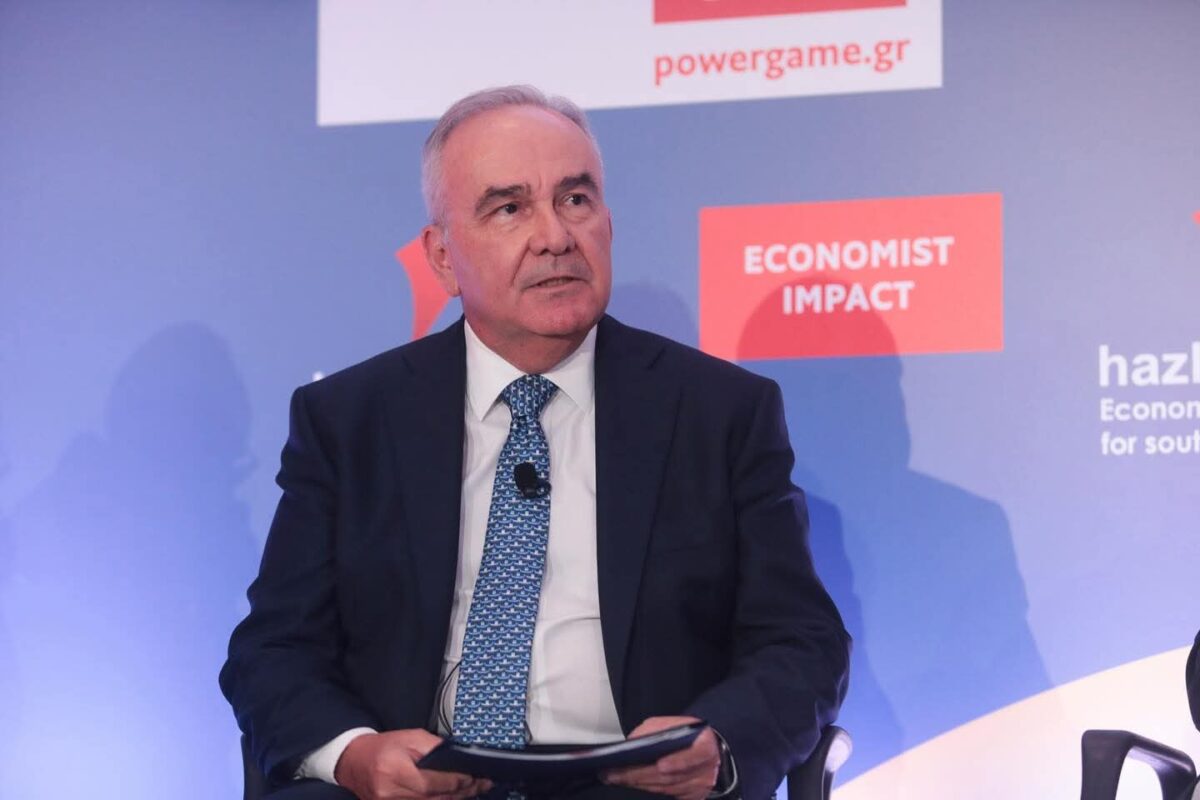 o Αναπληρωτής Υπουργός Εθνικής Οικονομίας και Οικονομικών Νίκος Παπαθανάσης στο Economist