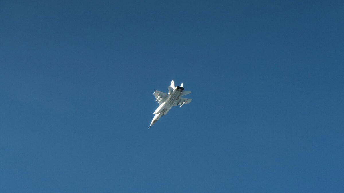 Ένα από τα αεροσκάφη Mig-31 που εισέβαλαν στον εναέριο χώρο της Εσθονίας