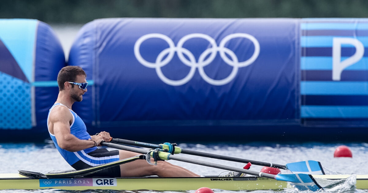 Stefanos Doukos comfortably qualified for the semifinals of the world rowing championship