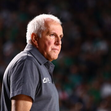 Ο Ζέλικο Ομπράντοβιτς σε αγώνα της Παρτιζάν (ΜΑΡΚΟΣ ΧΟΥΖΟΥΡΗΣ