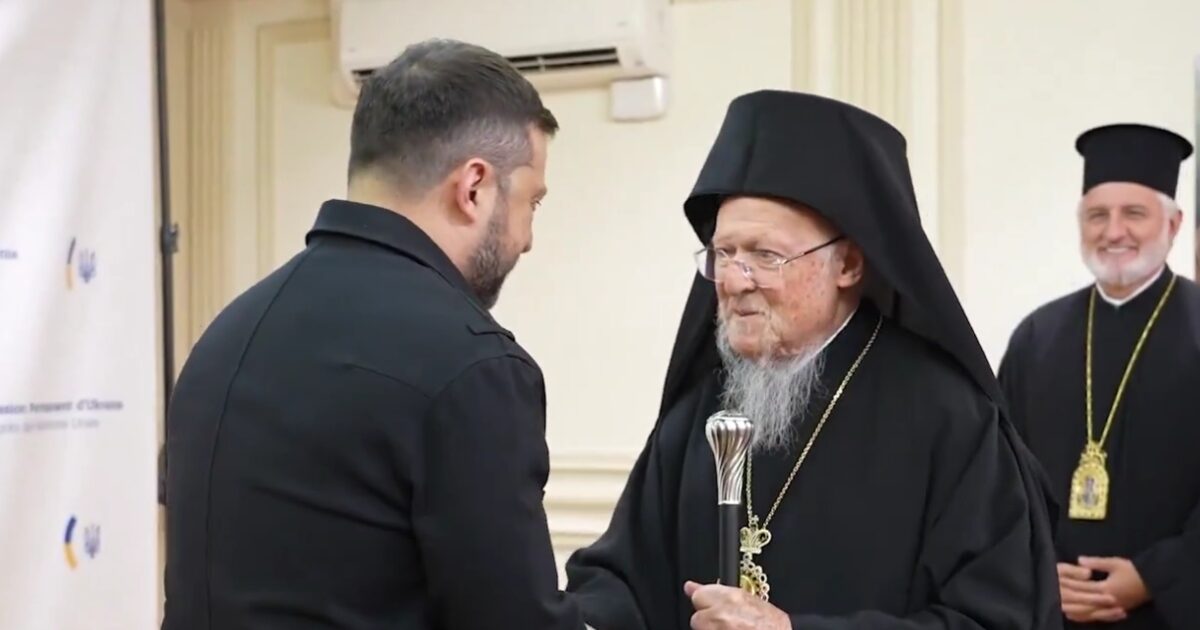 Ecumenical Patriarch Bartholomew met Volodimir Zelenski – discussed the peace and Ukrainian church
