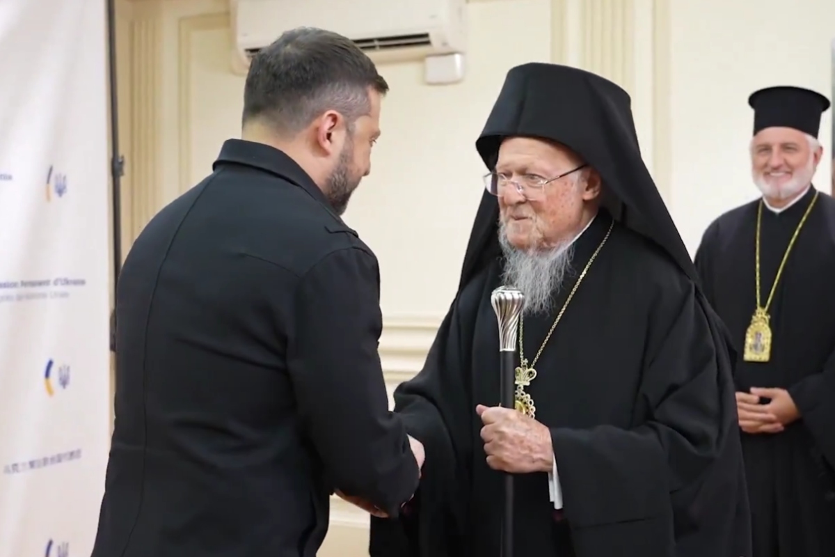 Οικουμενικός Πατριάρχης Βαρθολομαίος / Βολοντίμιρ Ζελένσκι
