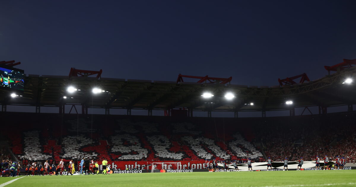 Olympiacos thanked his fans for their presence in the game with Pafos for the Champions League