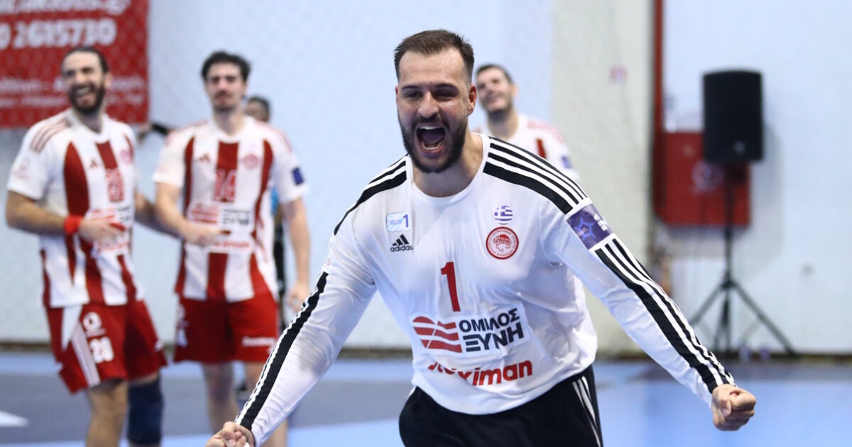 Olympiacos – AEK 24-23: Reds won the super cup in handball with buzzer beater repulsion