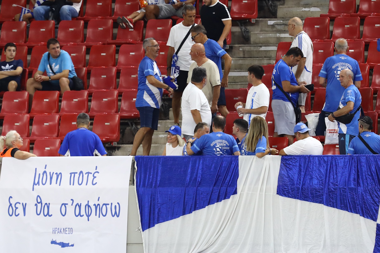 ΠΡΟΚΡΙΜΑΤΙΚΑ ΠΑΓΚΟΣΜΙΟΥ ΚΥΠΕΛΛΟΥ / ΕΛΛΑΔΑ - ΛΕΥΚΟΡΩΣΙΑ. (ΜΑΡΚΟΣ ΧΟΥΖΟΥΡΗΣ / EUROKINISSI)