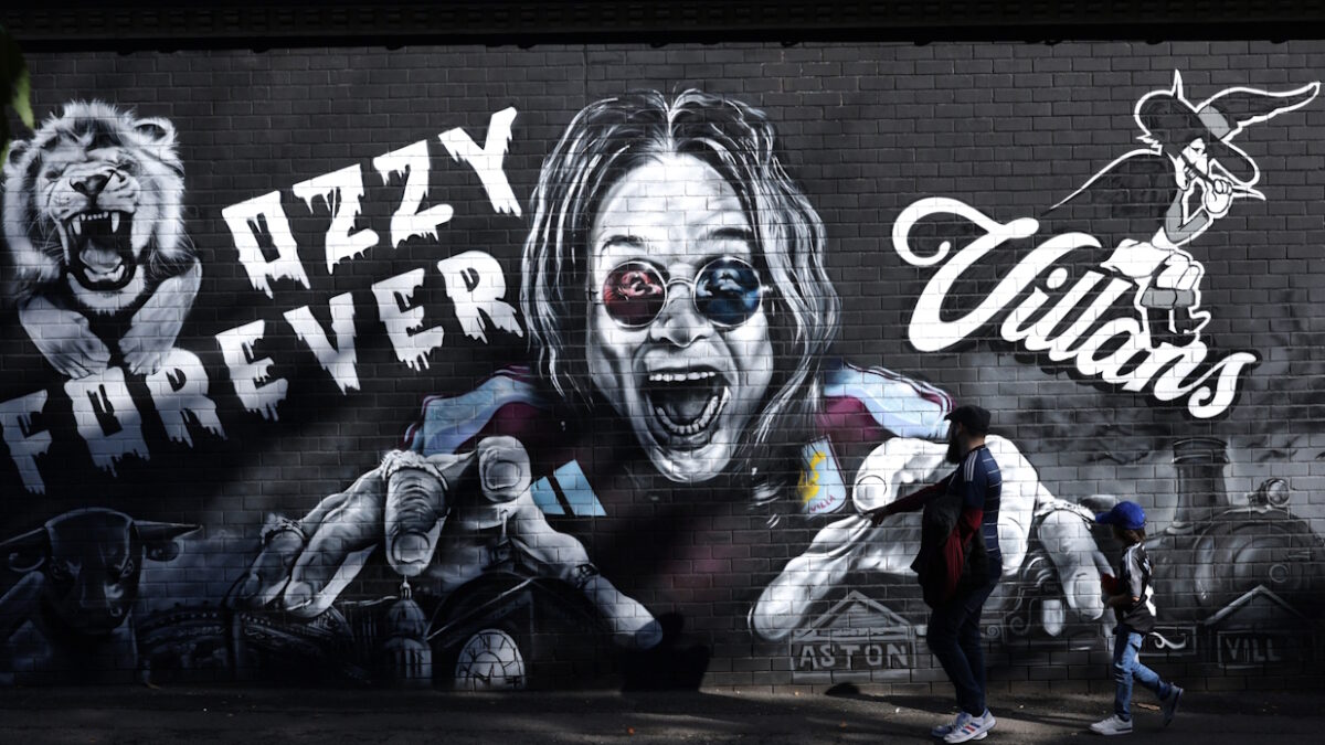 Τοιχογραφία στη μνήμη του Ozzy Osbourne