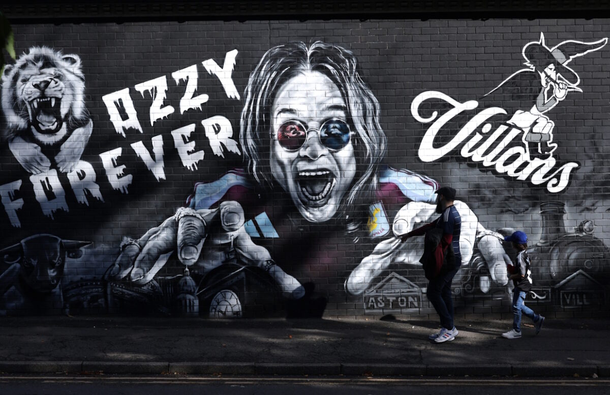 Τοιχογραφία στη μνήμη του Ozzy Osbourne