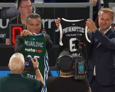 Παναθηναϊκός και Παρτίζαν αντάλλαξαν φανέλες