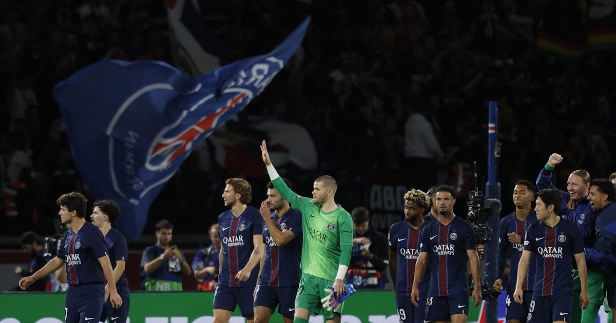 Paris Saint -Germain was named the top team for 2025