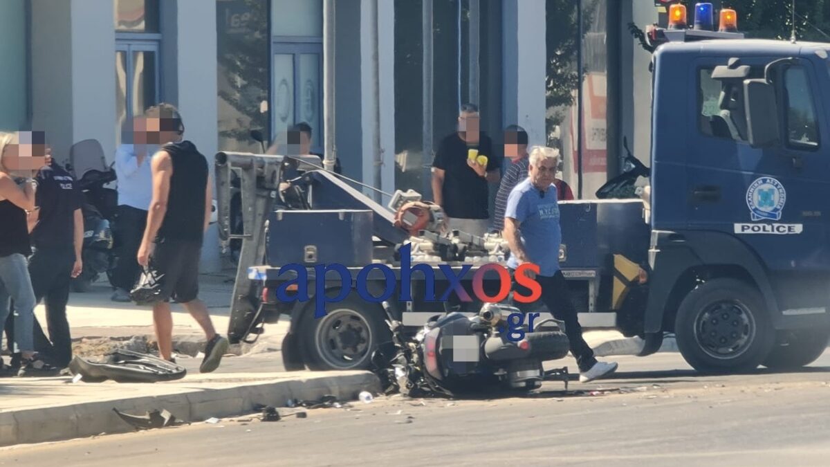 Το σημείο του τροχαίου στη Πάτρα