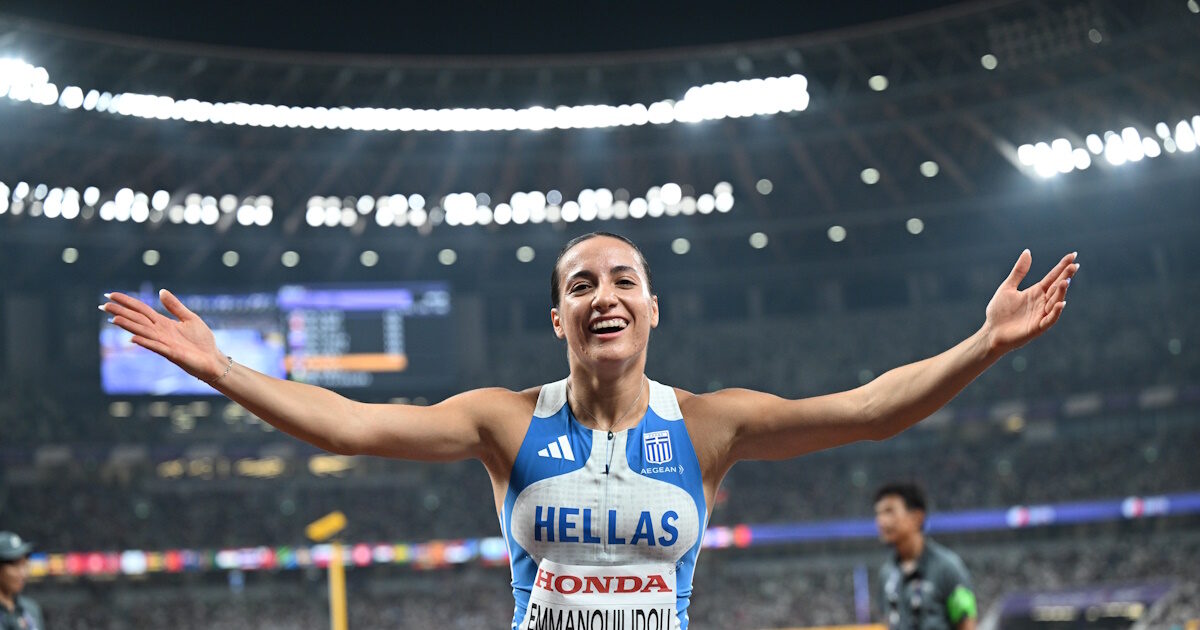 Polynesian Emmanouilidou: This year’s record and qualification in the 200m semifinals. of the World Track and Athletics Championship