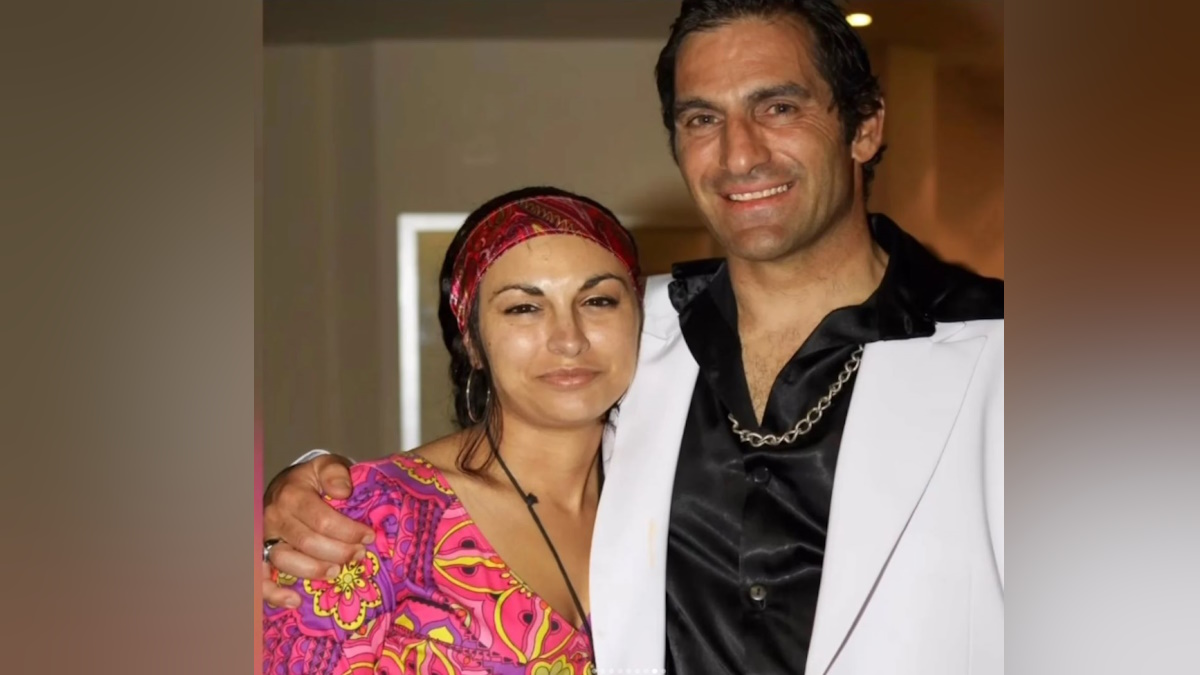 Ο Μερκούρης Ψυλλάκης με τη σύζυγό του Μαρία